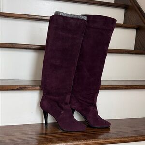 Barbara Bui Rich Plum Heeled Boots